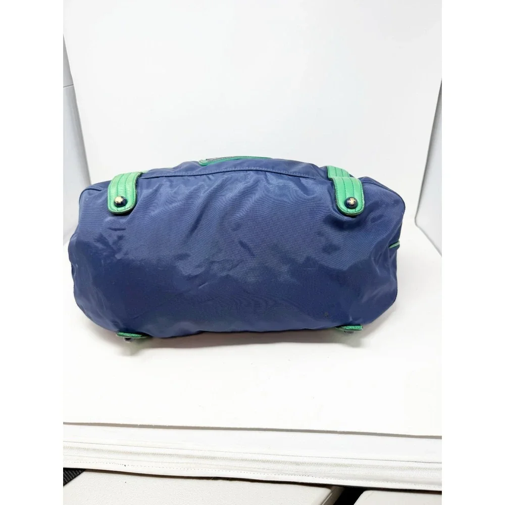 Juicy Girl Her Majesty Nylon Tote Handbag‎ Adventures of G&P Vintage Y2K Blue